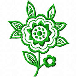 Flowers And Tree Embroidery Design 1 Flowers And Tree Embroidery Design 1